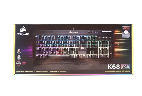 CORSAIR K68 RGB Mechanical Gaming Keyboard Review