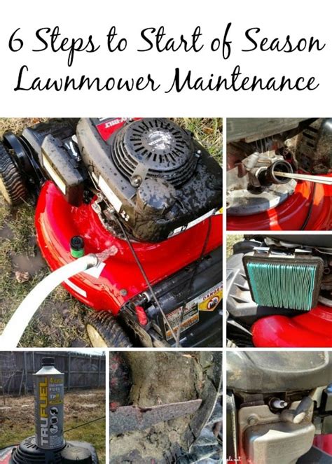 6 Steps to Start of Season Lawnmower Maintenance - Savvy Saving Couple