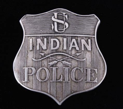 Indian Police Original Sterling Badge circa 1880's : Lot 39