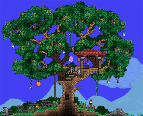 Treehouse : Terraria | Terrarium base, Terraria house design, Terraria ...