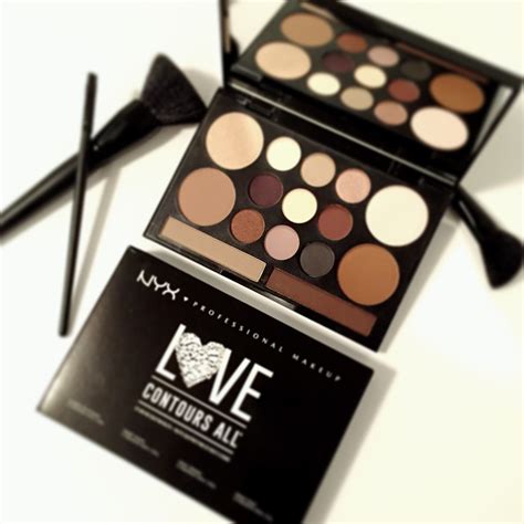 NYX Cosmetics Love Contours All Eye and Face Palette reviews in Eye ...