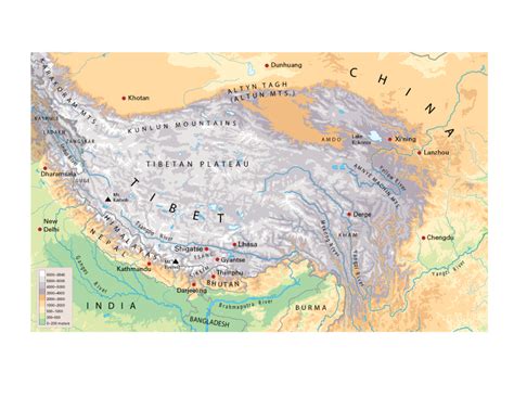 Himalayas Map