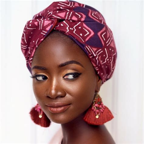 african print head wrap | African hairstyles, African turban, Head wraps