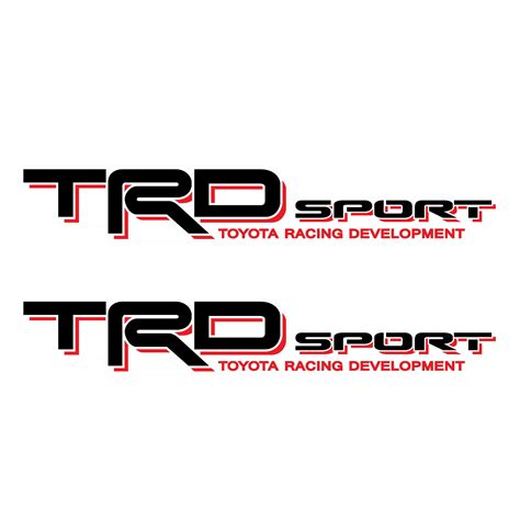 TRD Sport Decals for Tacoma, Racing Development Sticker | OEM | eBay