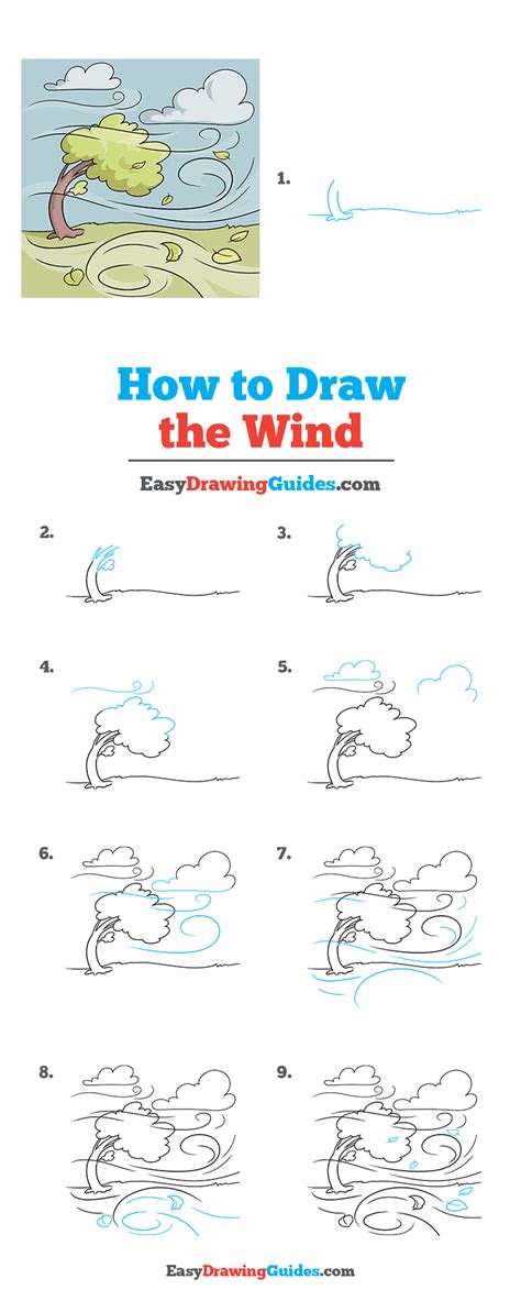 How to Draw the Wind - Really Easy Drawing Tutorial