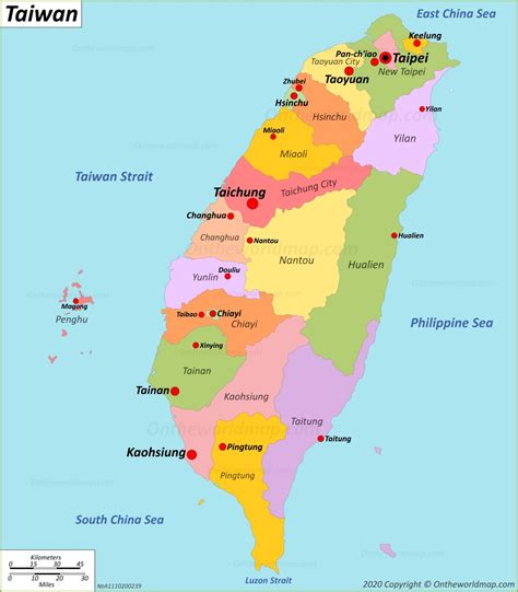 Taiwan Map Image