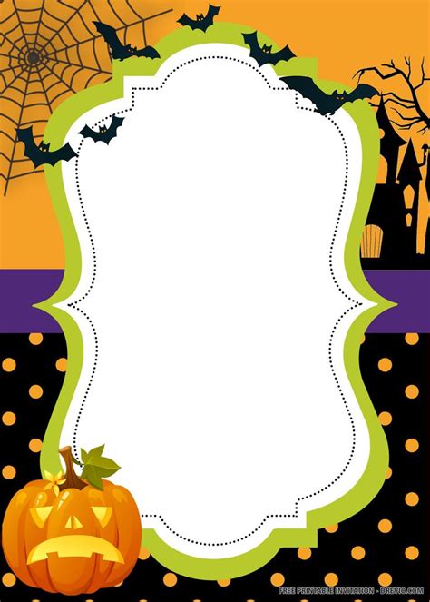 Free Printable Halloween Invitation Templates