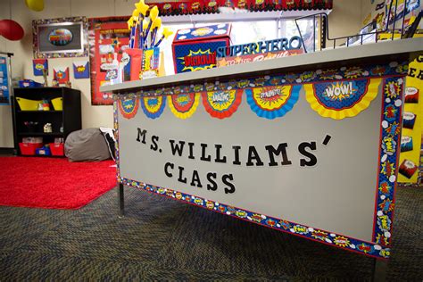 The popular Superhero Themed Classroom from Teacher Created Resources ...