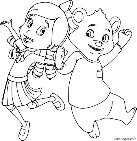 Goldie and Bear Coloring Pages (8 Free Printables) - ColoringAll