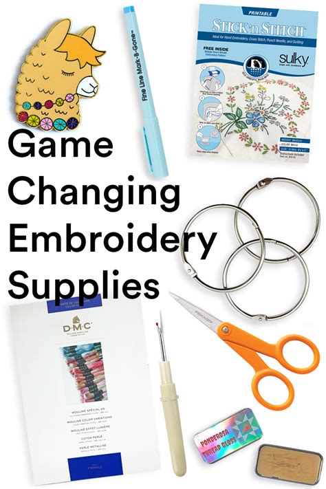 8 Game-Changing Embroidery Tools That You Should Have in Your Craft ...