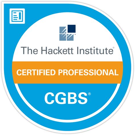 Certificate in GBS - Credly