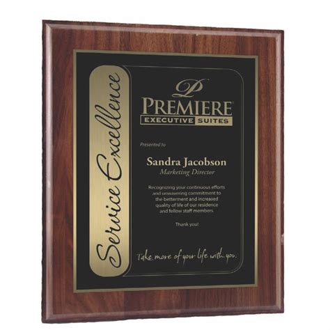 Personalized Wall Plaques | Corporate Award Plaques