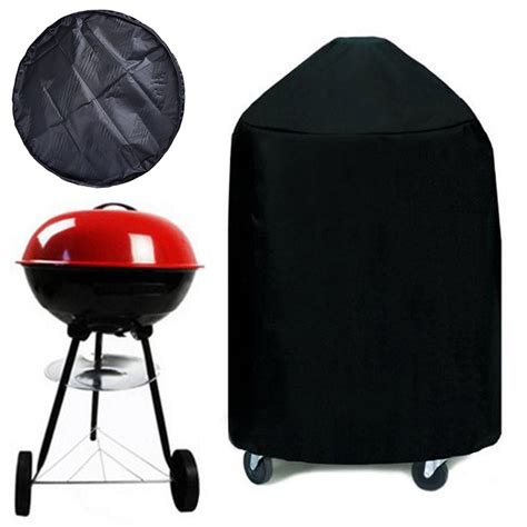 AOOLIVE Round Charcoal Kettle BBQ Grill 22" Diameter EZ Use Cover w ...