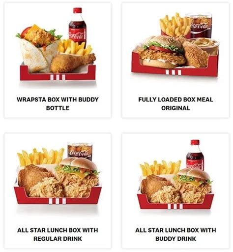 KFC Meals Prices In South Africa - 2024/2025