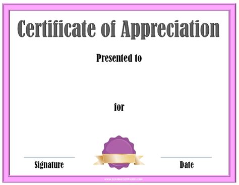 FREE Certificate of Appreciation Template | Customize Online