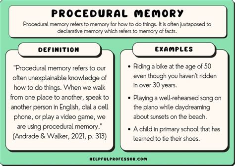 10 Procedural Memory Examples (2024)