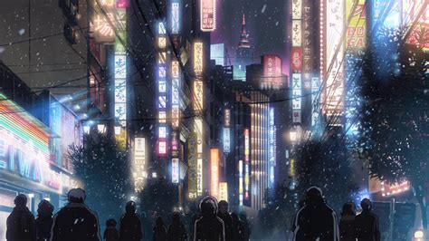 Anime City Wallpapers on WallpaperDog