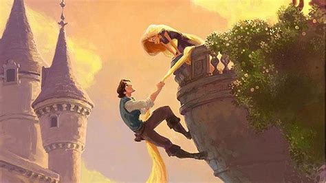 Tangled - concept art - Flynn Rider - Rapunzel - Eugene Fitzherbert ...