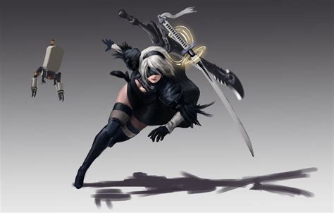 Nier automata 2b pose - africalader