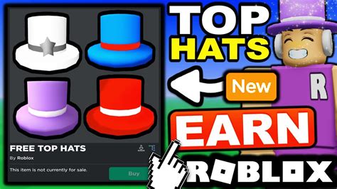 HOW TO EARN ALL NEW FREE TOP HAT ACCESSORIES! (ROBLOX) - YouTube