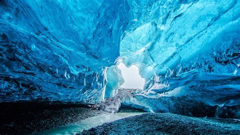 Cave Glacier Iceland Vatnajökull National Park HD Travel Wallpapers ...