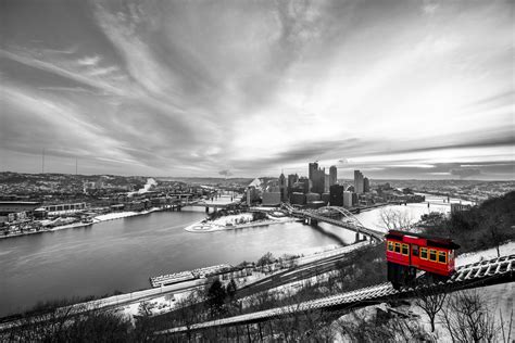 Pittsburgh Incline Photo the Incline on a Winter Day Pittsburgh Art ...