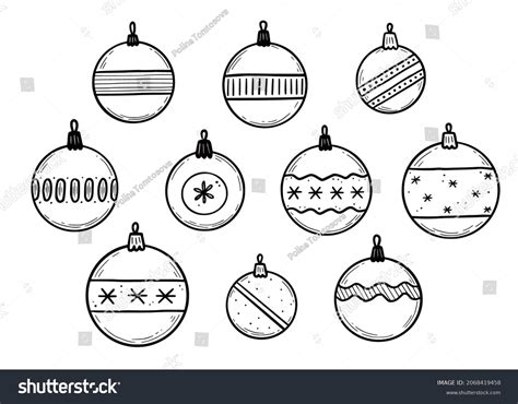 3,111 Bauble Outline Drawings Images, Stock Photos & Vectors | Shutterstock