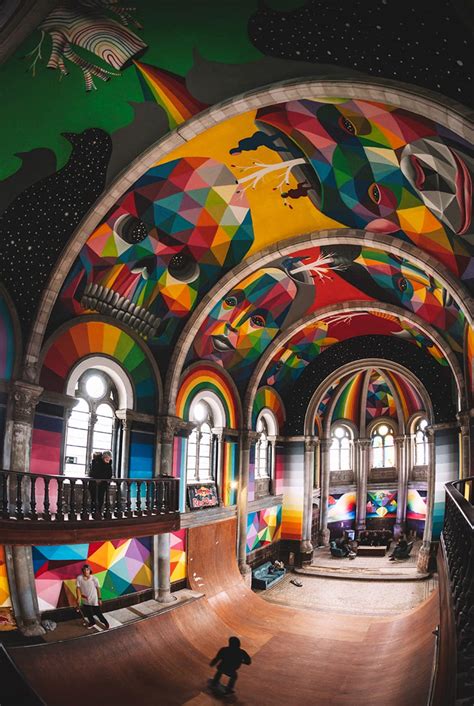 A 100-Year-Old Church in Spain Transformed into a Skate Park Covered in ...