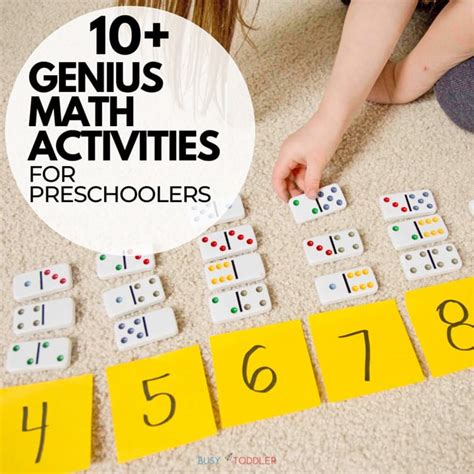 Easy Math Activities for Preschoolers – Busy Toddler – Product4kids