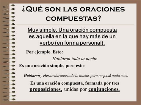 10 ejemplos de oraciones compuestas y definición - Yavendrás