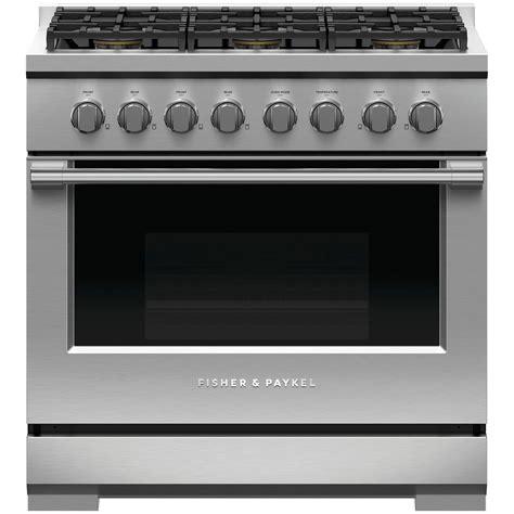 Fisher & Paykel 7 Professional Series 36" Freestanding Gas Range with 6 ...