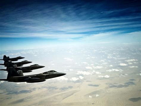 f 22 raptor stealth fighters Aircraft-Modern Military HD wallpaper ...