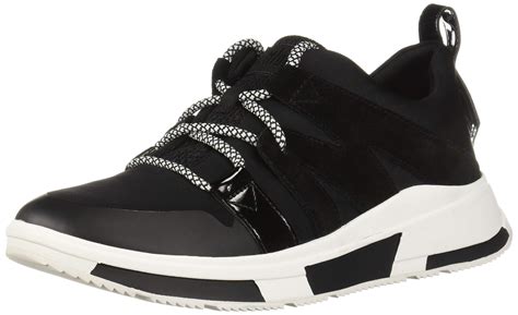 FITFLOP Women's Carita Sport Low TOP Sneaker-Statement, Black 10 M US ...