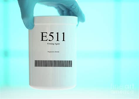 Container Of The Food Additive E511 Photograph by Wladimir Bulgar ...