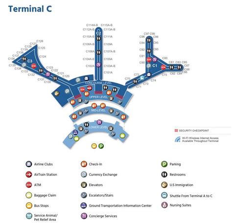 Beverly Sanders Trending: Newark Airport Terminal B Map