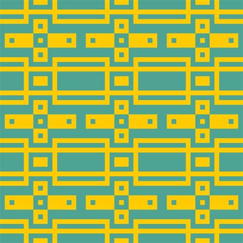 a yellow and teal geometric pattern 32993096 Vector Art at Vecteezy