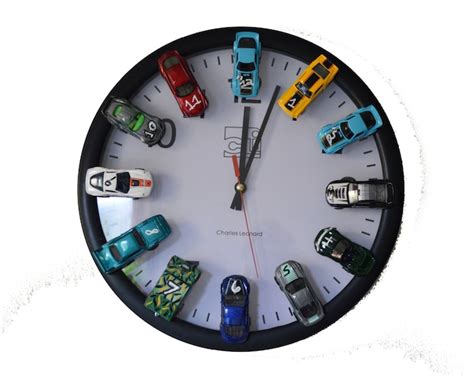 Hot Wheels Clock, Toy Car Clock, Ready to Ship - Etsy