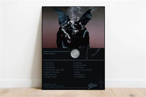 Travis Scott Birds in the trap sing McKnight poster minimal - Inspire ...