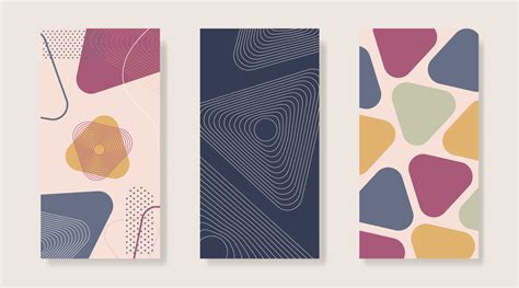 Creative Abstract Art Background Abstract Shape With Geometric Elements ...