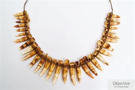 PNG Crocodile Teeth Necklace | Objective Fine Vintage Design