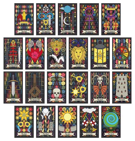 The Rainbow Tarot-Major Arcana by Triple-M-Art on DeviantArt