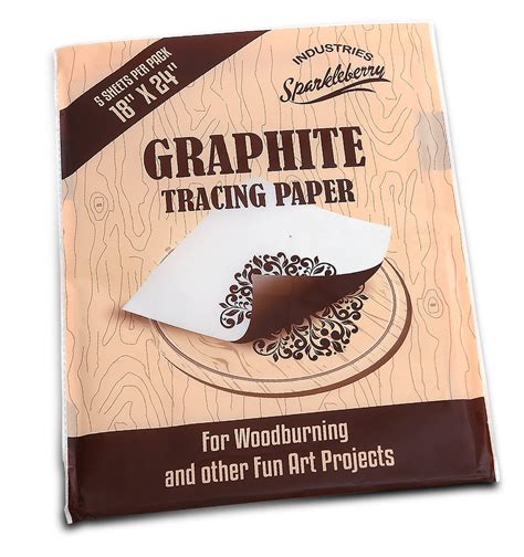 Graphite Transfer Carbon Paper - Transfer Paper for Tracing Designs To ...