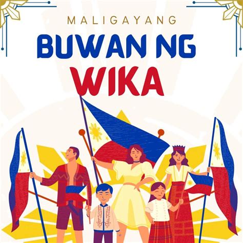 Buwan ng Wika – Tagum City | Buwan ng wika background design, Filipino ...