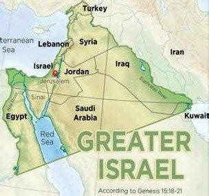 The land Jews were promised in the Bible and the Torah : r/MapPorn