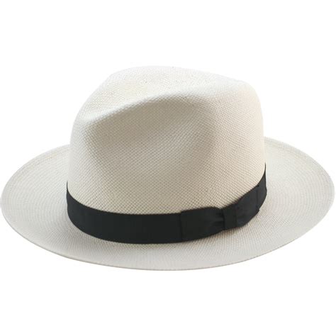 Millennium Shantung Panama Fedora by Levine Hat Co.