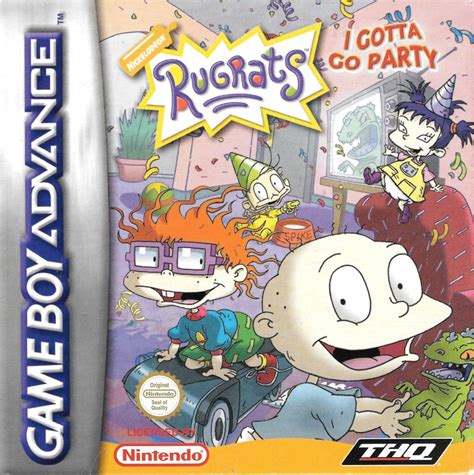 Rugrats: I Gotta Go Party (2002) Game Boy Advance box cover art - MobyGames