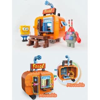 SpongeBob Squarepants nickelodeon Krusty Krab Building Blocks Toys ...