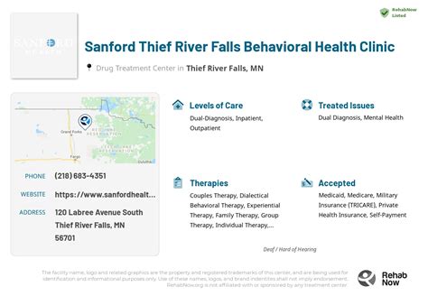 Sanford Thief River Falls Behavioral Health Clinic • Rehab in MN