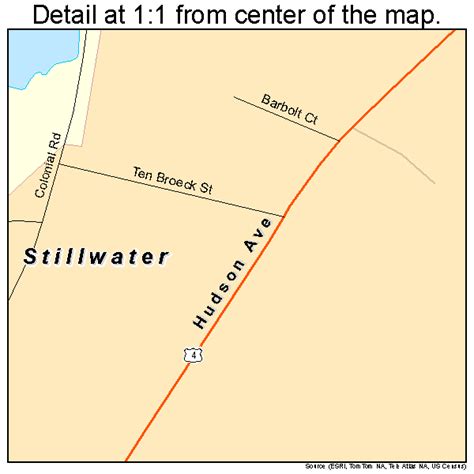 Stillwater New York Street Map 3671322