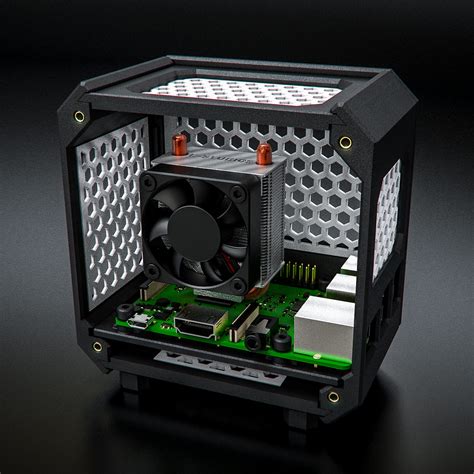 Raspberry Pi 2B / 3B / B3+ – Micro Tower Case STL File – E-Studios